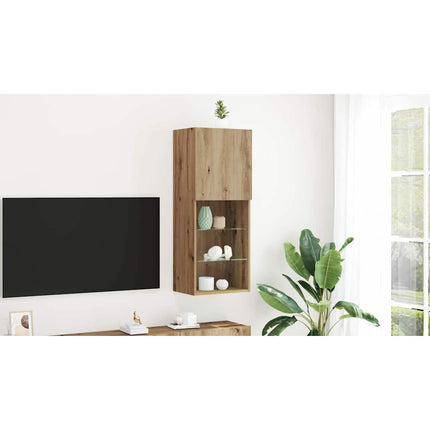 TV-bänkset 40,5 x 30 x 102 cm Artisan Ek Konstruerat trä