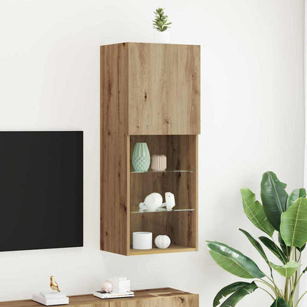 TV-bänkset Artisan Ek 40,5 x 30 x 102 cm Konstruerat trä