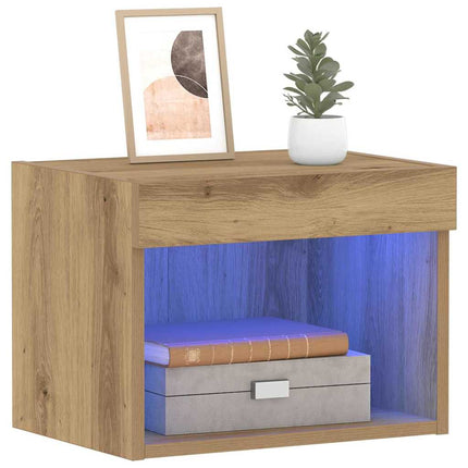 TV-bänkset 2 pcs Artisan Ek 40 x 30 x 30 cm Konstruerat trä