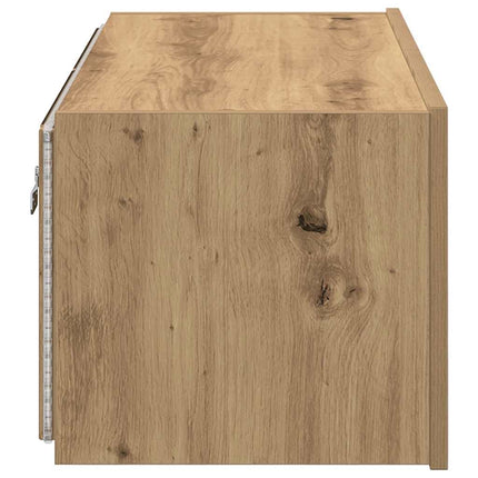 TV Vägghylla 80 x 35 x 31 cm Artisan Ek Konstruerat trä