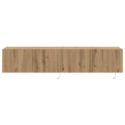 TV Vägghylla 2 pcs Artisan Ek 80 x 35 x 31 cm Konstruerat trä