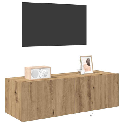 TV Vägghylla 100 x 35 x 31 cm Artisan Ek Konstruerat trä