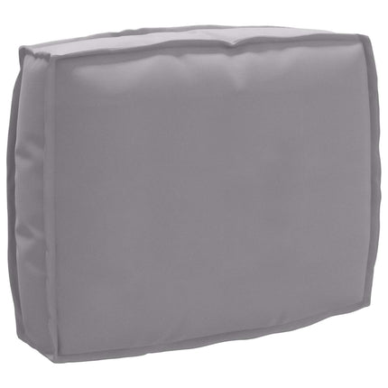 Kudde Grå 50 x 40 x 12 cm Oxford Tyg