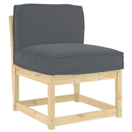 Kudde Antracit 60 x 40 x 12 cm Oxford Tyg
