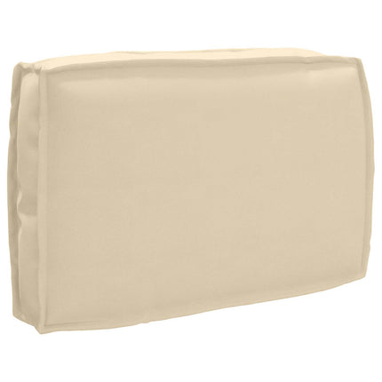 Kudde Beige 60 x 40 x 12 cm Oxford Tyg