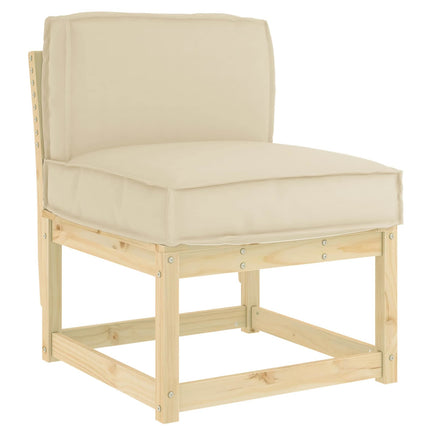 Kudde Beige 60 x 40 x 12 cm Oxford Tyg