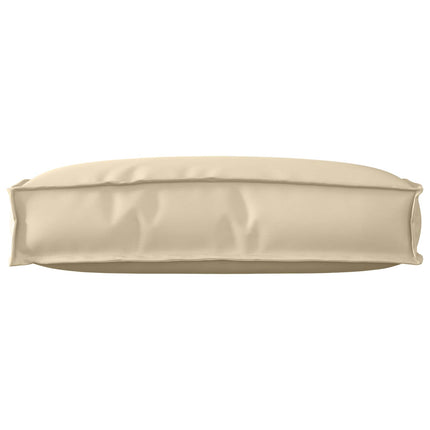 Kudde Beige 60 x 40 x 12 cm Oxford Tyg