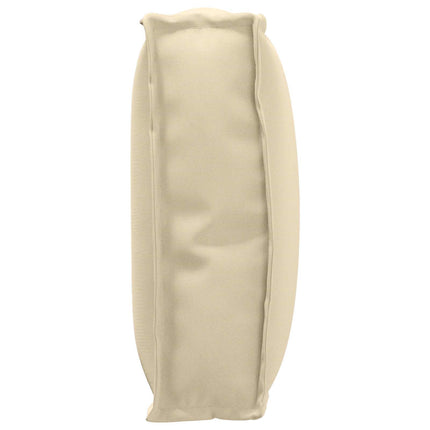 Kudde Beige 60 x 40 x 12 cm Oxford Tyg