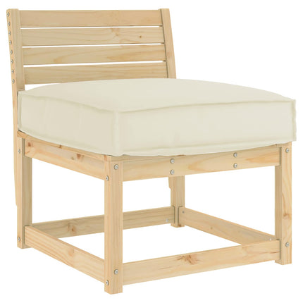 Kudde Kräm 60 x 60 x 12 cm Oxford Tyg