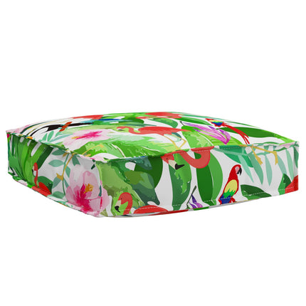 Kudde Blommor Flerfärgsdesign 60 x 60 x 12 cm Oxford Tyg