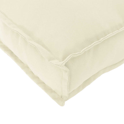 Kudde Kräm 70 x 70 x 12 cm Oxford Tyg