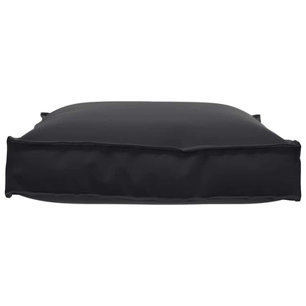 Kudde Svart 70 x 70 x 12 cm Oxford Tyg