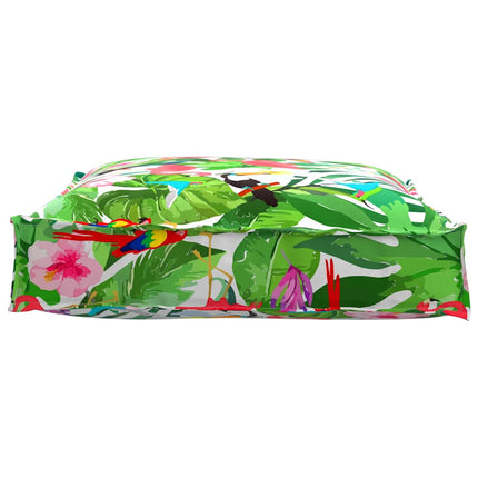 Kudde Blommor Flerfärgsdesign 70 x 70 x 12 cm Oxford Tyg