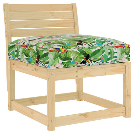 Kudde Blommor Flerfärgsdesign 70 x 70 x 12 cm Oxford Tyg