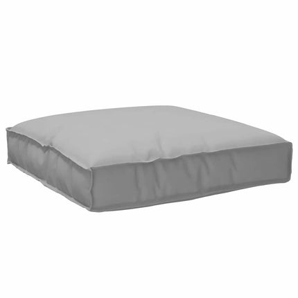 Kudde Grå 80 x 80 x 12 cm Oxford Tyg