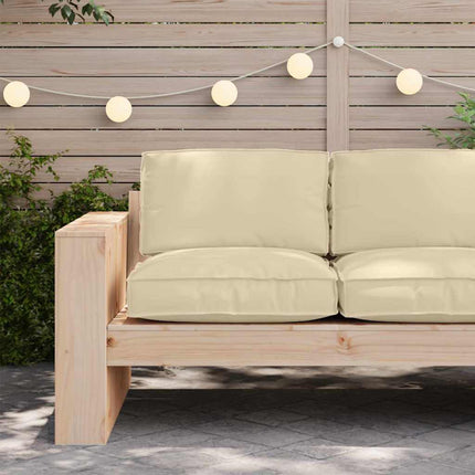 Kudde Beige 80 x 80 x 12 cm Oxford Tyg