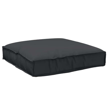 Kudde Svart 80 x 80 x 12 cm Oxford Tyg