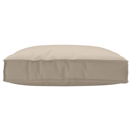 Kudde Taupe 80 x 80 x 12 cm Oxford Tyg