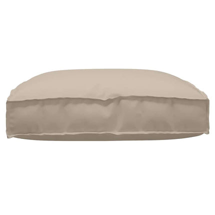 Kudde Taupe 80 x 80 x 12 cm Oxford Tyg