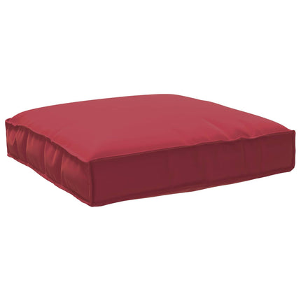Kudde Vinröd 80 x 80 x 12 cm Oxford Tyg