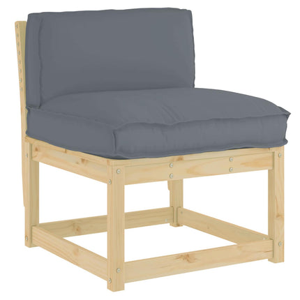 Kudde Antracit 70 x 40 x 12 cm Oxford Tyg