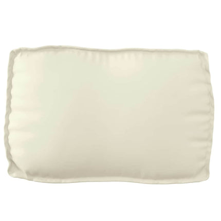 Kudde Kräm 70 x 40 x 12 cm Oxford Tyg