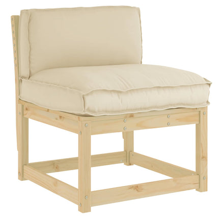 Kudde Beige 70 x 40 x 12 cm Oxford Tyg