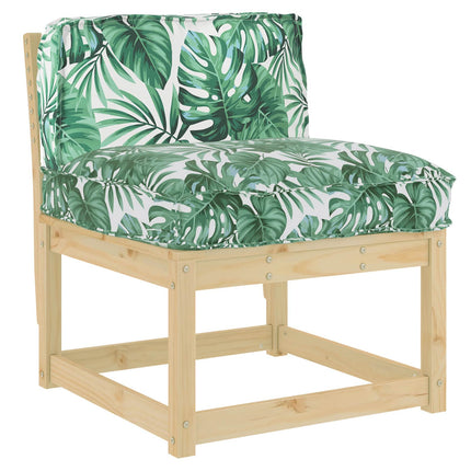 Kudde Löv Bladmönster 70 x 40 x 12 cm Oxford Tyg