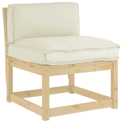 Kudde Kräm 80 x 40 x 12 cm Oxford Tyg