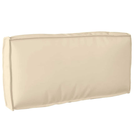 Kudde Beige 80 x 40 x 12 cm Oxford Tyg