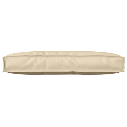 Kudde Beige 80 x 40 x 12 cm Oxford Tyg