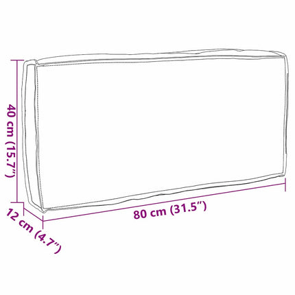 Kudde Blommor Flerfärgsdesign 80 x 40 x 12 cm Oxford Tyg