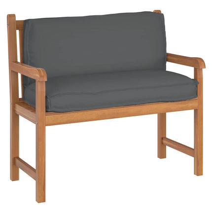 Kudde Antracit 120 x 40 x 12 cm Oxford Tyg