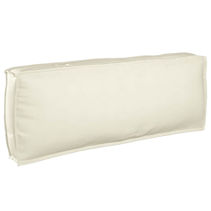Kudde Kräm 120 x 40 x 12 cm Oxford Tyg