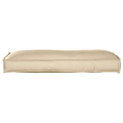 Kudde Beige 120 x 40 x 12 cm Oxford Tyg