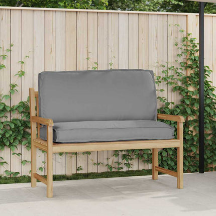 Kudde Grå 120 x 50 x 12 cm Oxford Tyg
