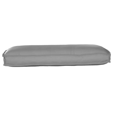 Kudde Grå 120 x 50 x 12 cm Oxford Tyg