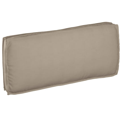 Kudde Taupe 120 x 50 x 12 cm Oxford Tyg