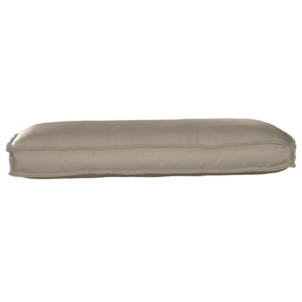 Kudde Taupe 120 x 50 x 12 cm Oxford Tyg
