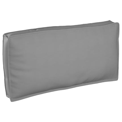 Kudde Grå 120 x 60 x 12 cm Oxford Tyg