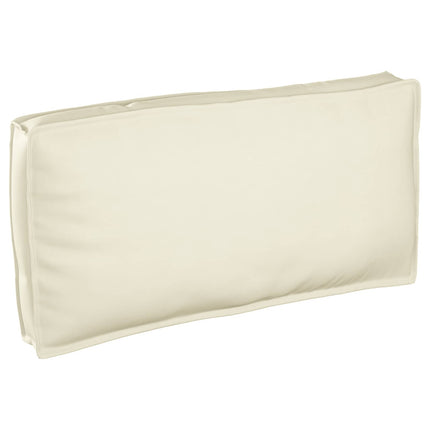 Kudde Kräm 120 x 60 x 12 cm Oxford Tyg