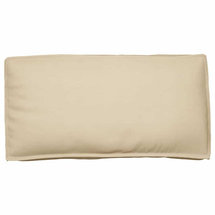 Kudde Beige 120 x 60 x 12 cm Oxford Tyg