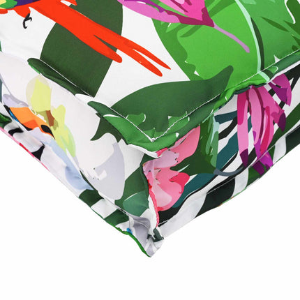 Kudde Blommor Flerfärgsdesign 120 x 60 x 12 cm Oxford Tyg