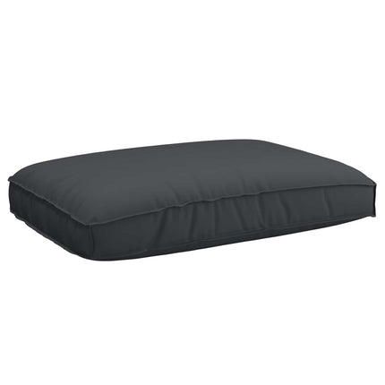 Kudde Svart 120 x 80 x 12 cm Oxford Tyg