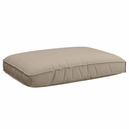 Kudde Taupe 120 x 80 x 12 cm Oxford Tyg