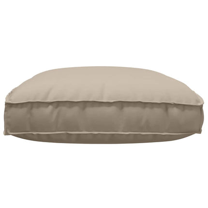 Kudde Taupe 120 x 80 x 12 cm Oxford Tyg