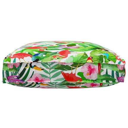 Kudde Blommor Flerfärgsdesign 120 x 80 x 12 cm Oxford Tyg