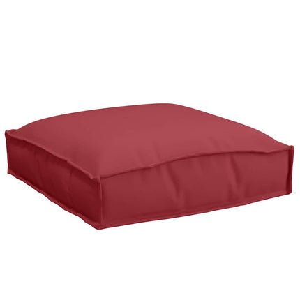 Kudde 2 pcs Vinröd 40 x 40 x 8 cm Oxford Tyg