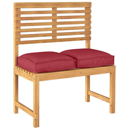 Kudde 2 pcs Vinröd 40 x 40 x 8 cm Oxford Tyg