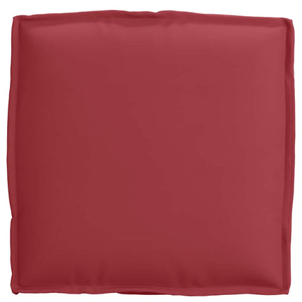 Kudde 2 pcs Vinröd 40 x 40 x 8 cm Oxford Tyg